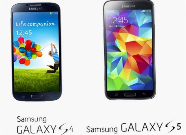 Samsung Galaxy S5 a Samsung Galaxy S4