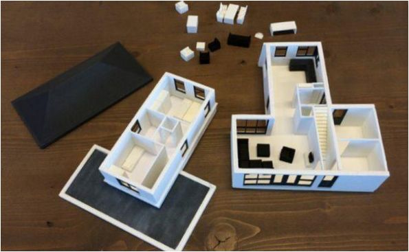 rozložení bytu na 3D tiskárně