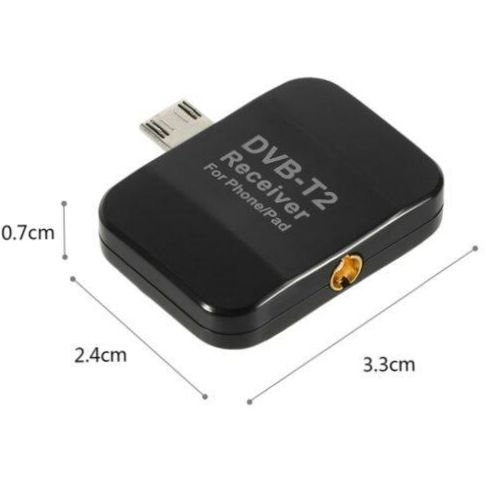 Přijímač DVB-T2 s konektorem microUSB