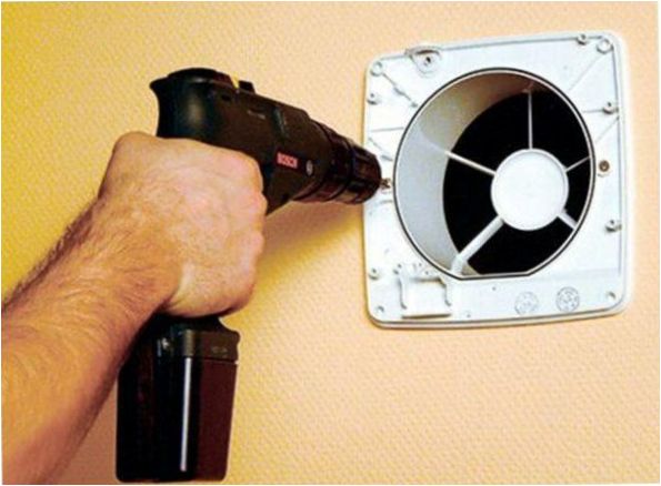 Instalace odsávacího ventilátoru